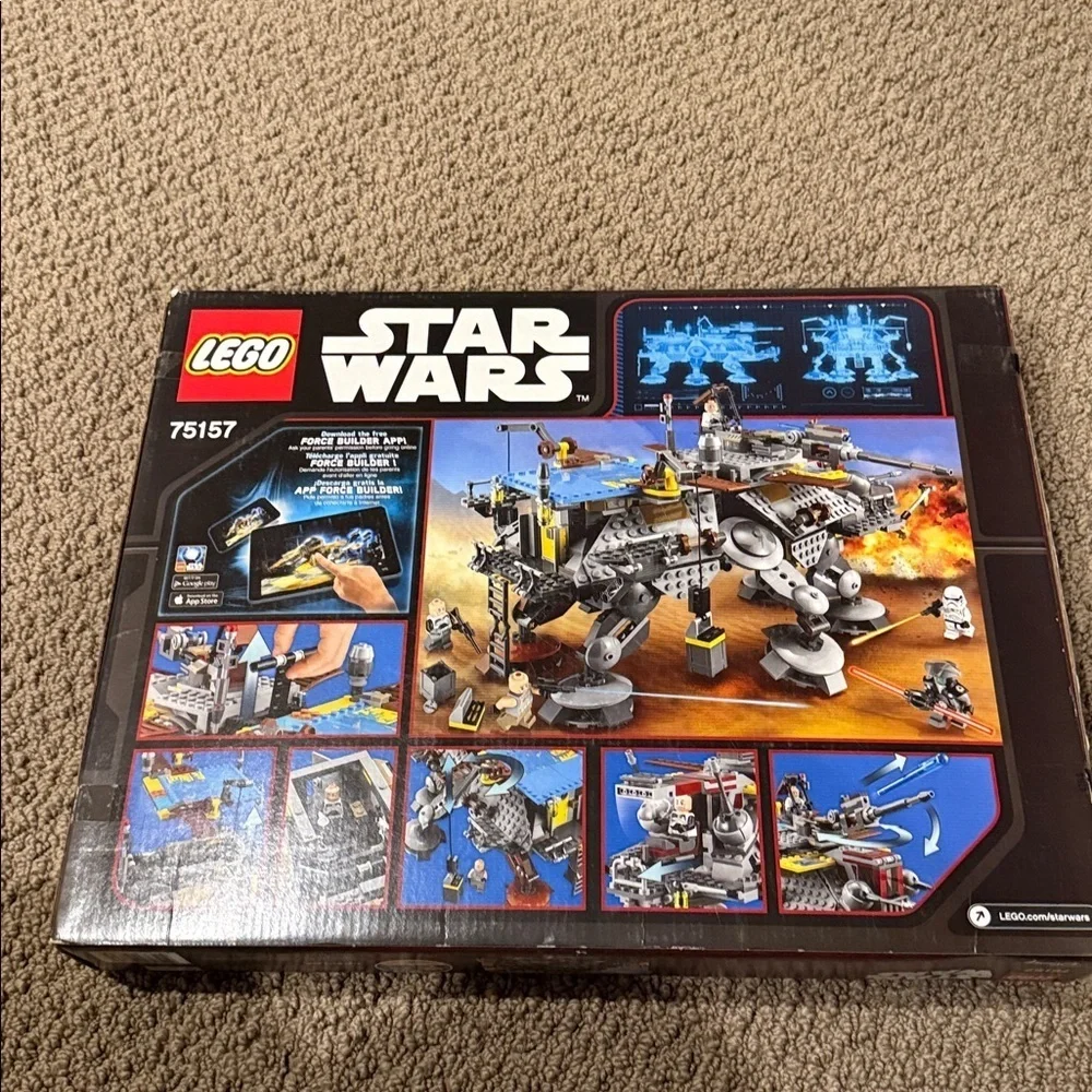Lego Star Wars rebels captain Rex’s AT-TE set 75157 new in sealed box 972 pieces